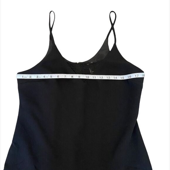 FOREVER21 Black Mini Spaghetti Strap Dress L - Picture 7 of 8